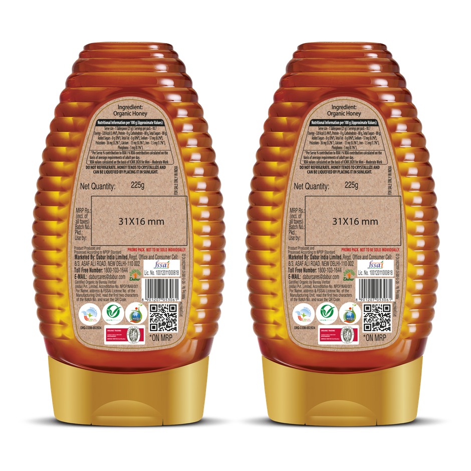 Dabur Honey Organic Squeezy | World's No.1 Honey Brand