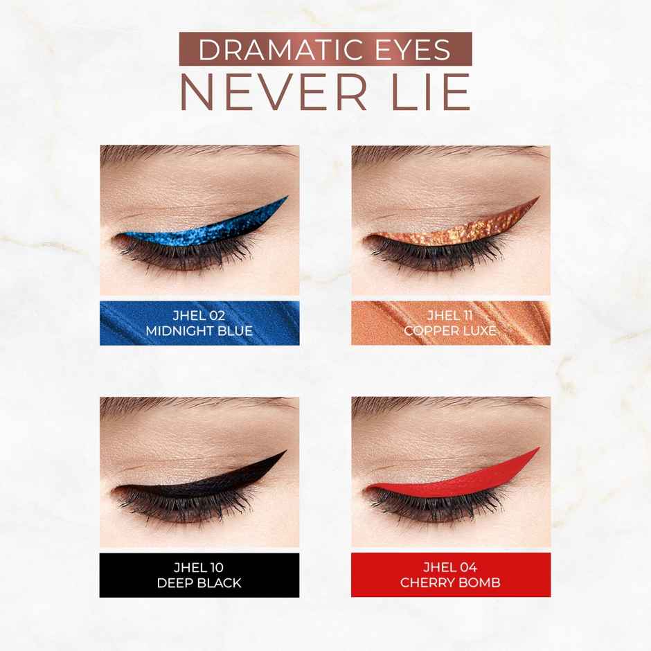 Just Herbs Bold & Brights Eyeliner Set - Multicolored Shades | Waterproof & Smudge proof