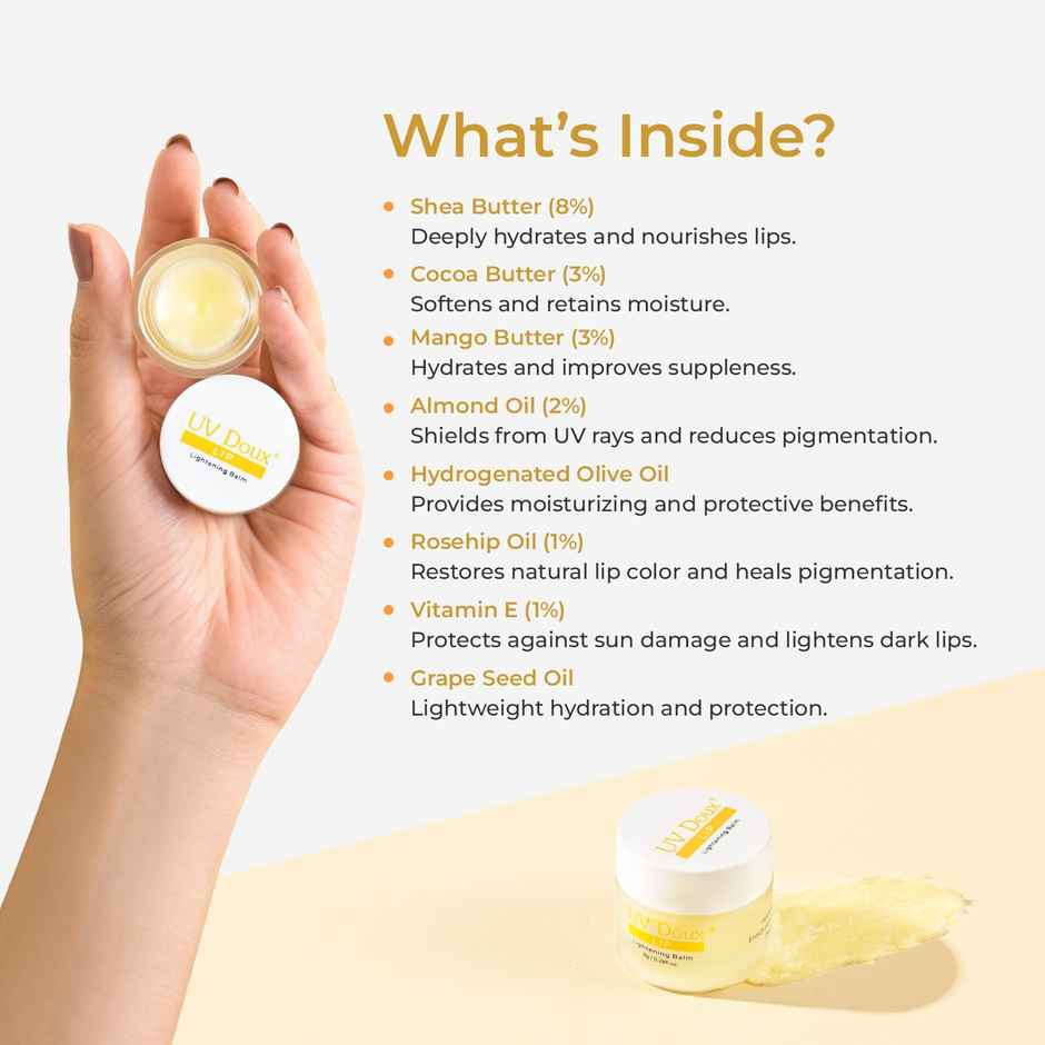Uv Doux Lip Lightening Balm