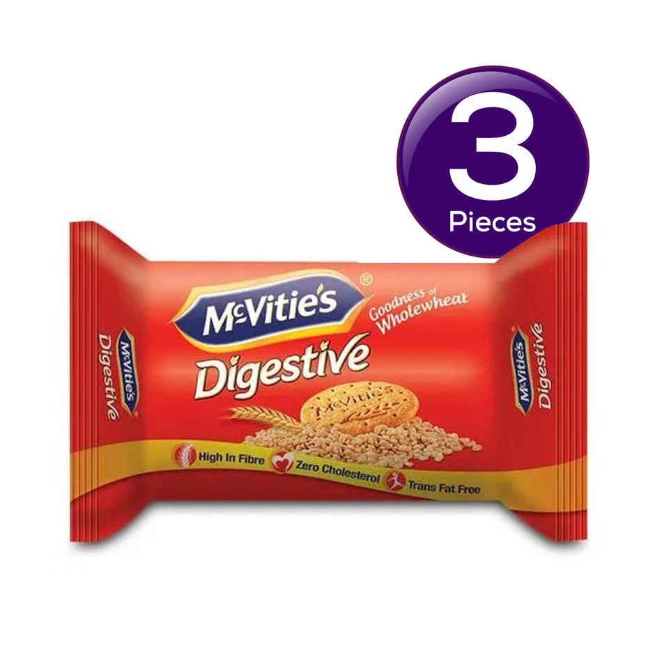 McVitie's High Fibre Goodness Of Whole Wheat Digestive Biscuits| Trans Fat-free Combo