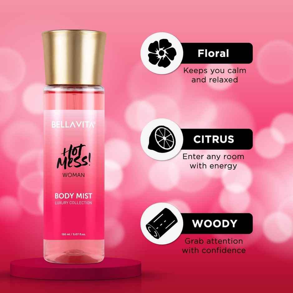Bella Vita Hot Mess Woman Luxury Collection Body Mist Perfume For Women