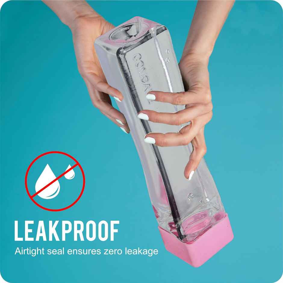 2Mech Plastic Concave Water Bottle | Multicolour | 800 ml