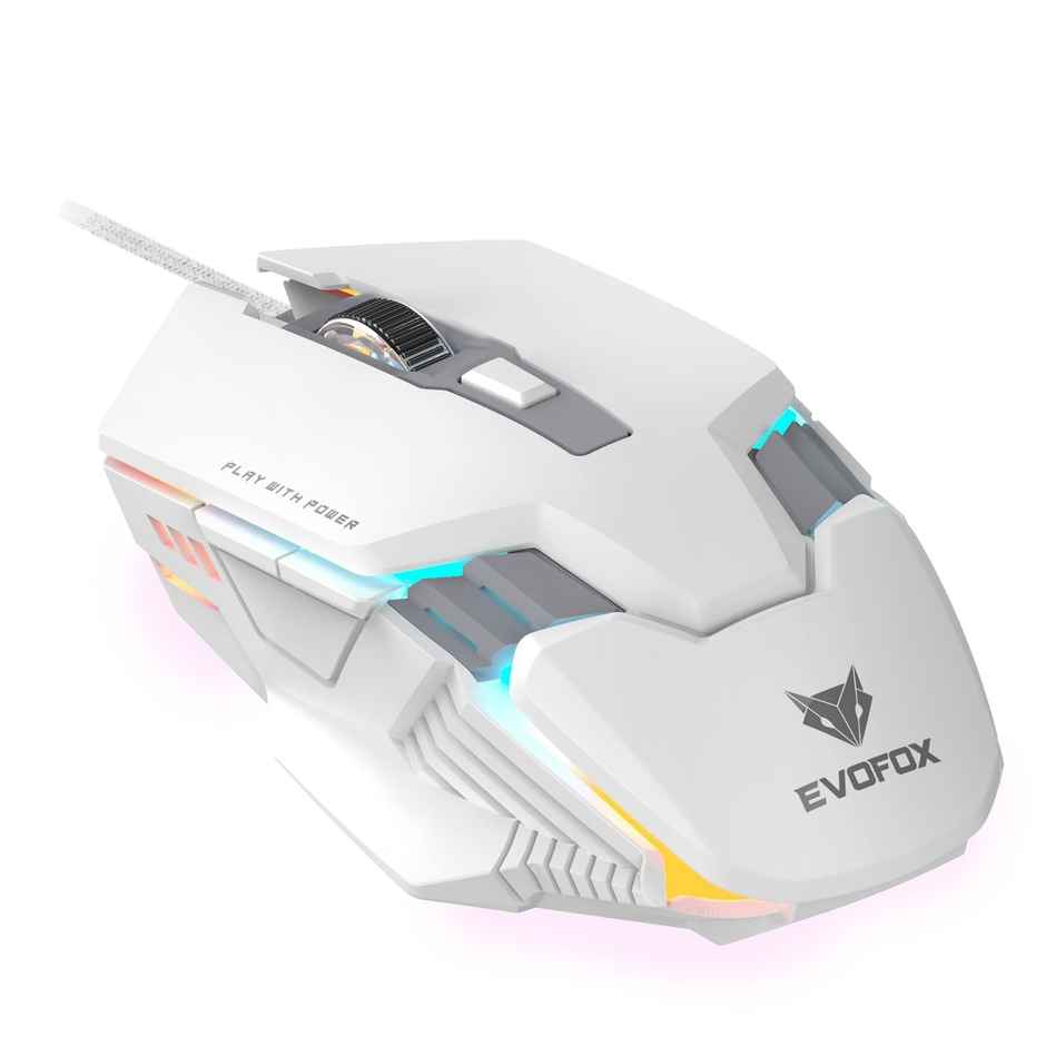 EvoFox Spectre Gaming Mouse USB - White