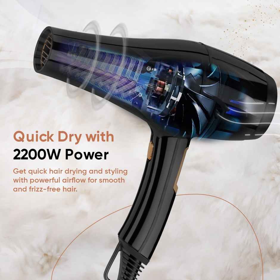 Vega Pro-Xpert 2200W Professional Hair Dryer for Women with 2 Speed/3 Heat Settings (VHDP-03)