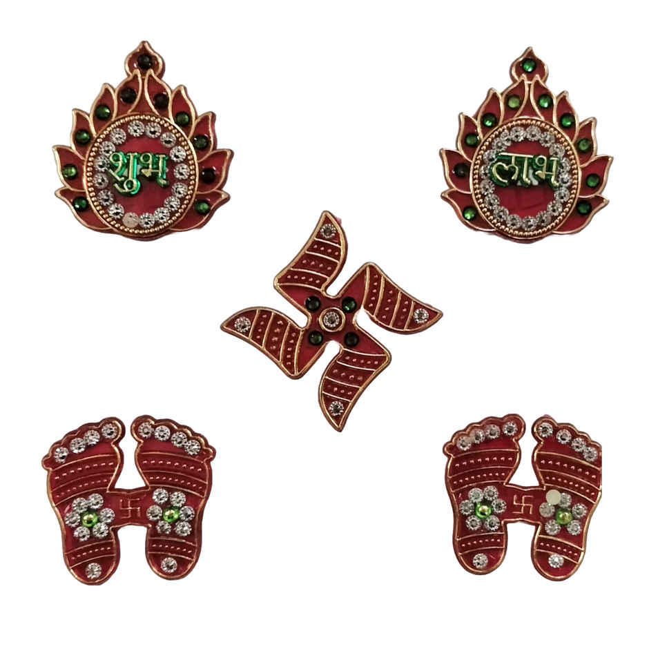 Acrylic Sticker Set of 5 (Assorted Designs)