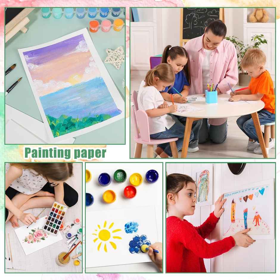 Drawguud Natural Shade Drawing Paper 120Gsm A4 8.3X11.7 In Pack Of 20 Sheets