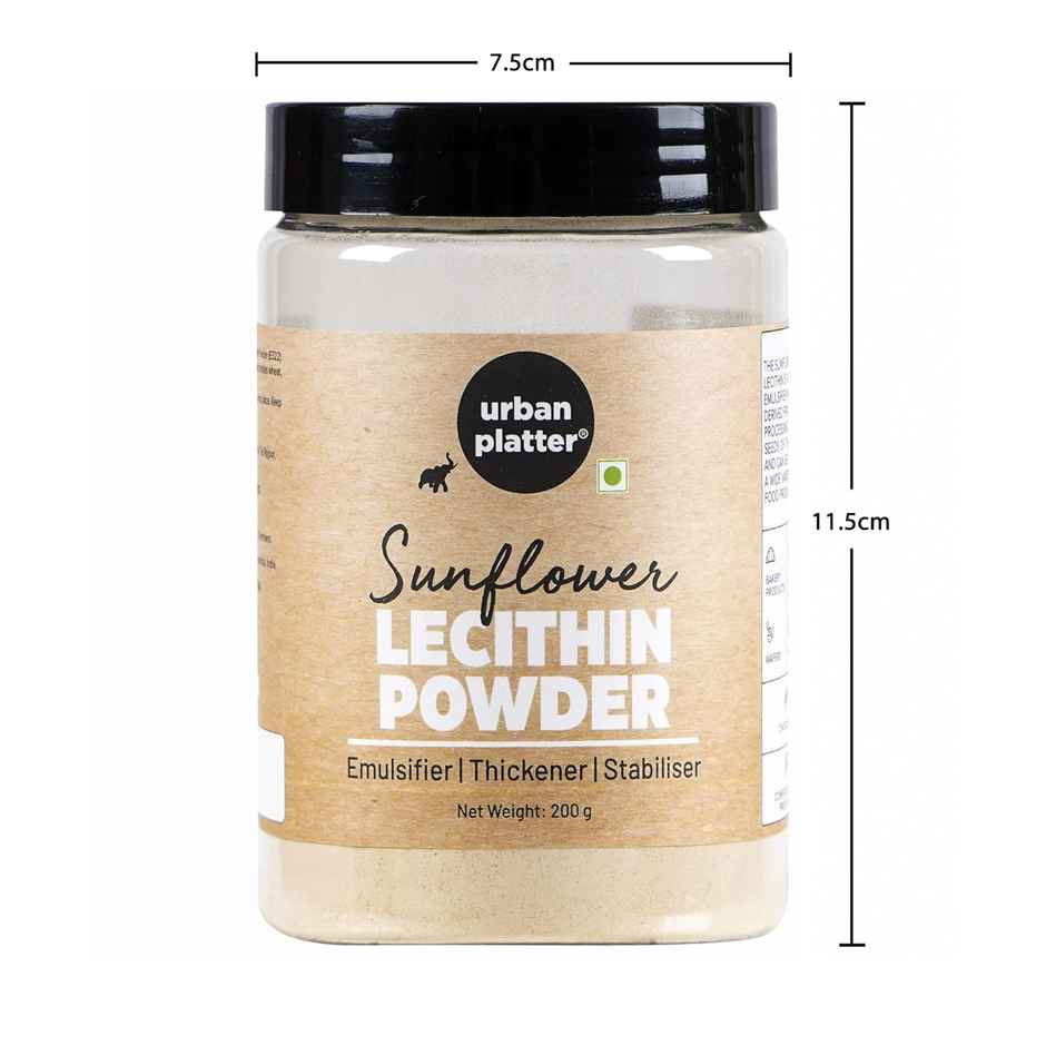 Urban Platter Sunflower Lecithin Powder | Emulsifierthickenerstabilisernatural Food Additive