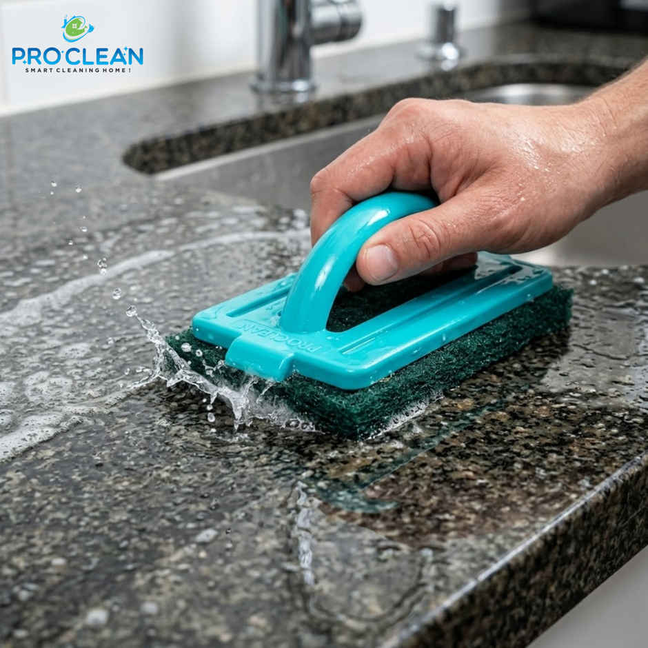 Proclean Scrubber Pad With Handle - Square