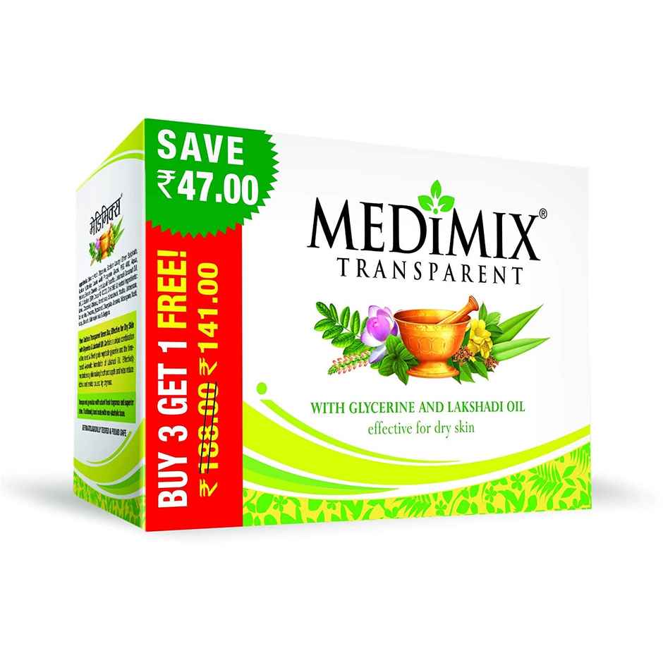 Medimix Transparent With Glycerine & Lakshadi Oil Soap Combi Pack