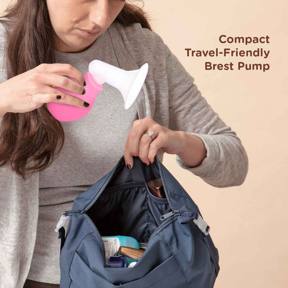 Mee Mee Compact Travel-Friendly Manual Breast Pump for Nursing and Breastfeeding