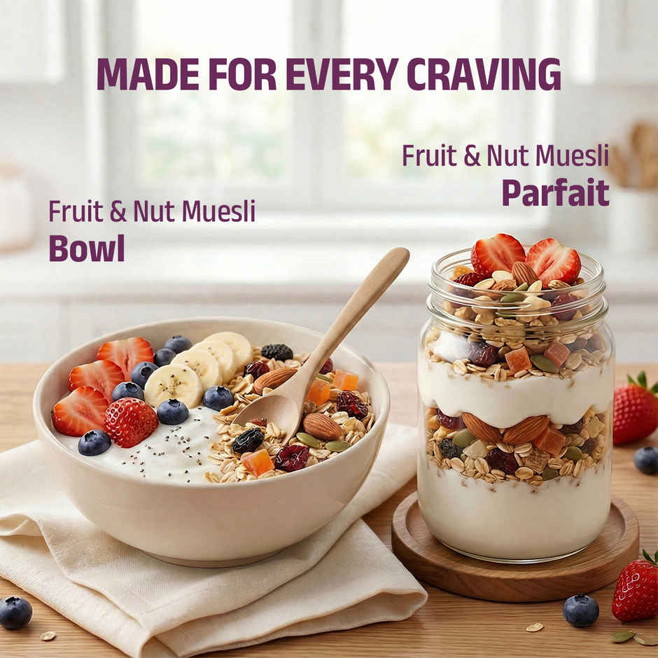 Pintola 25g High Protein Muesli - Fruit - Nut | Gluten-Free - Naturally Sweetened