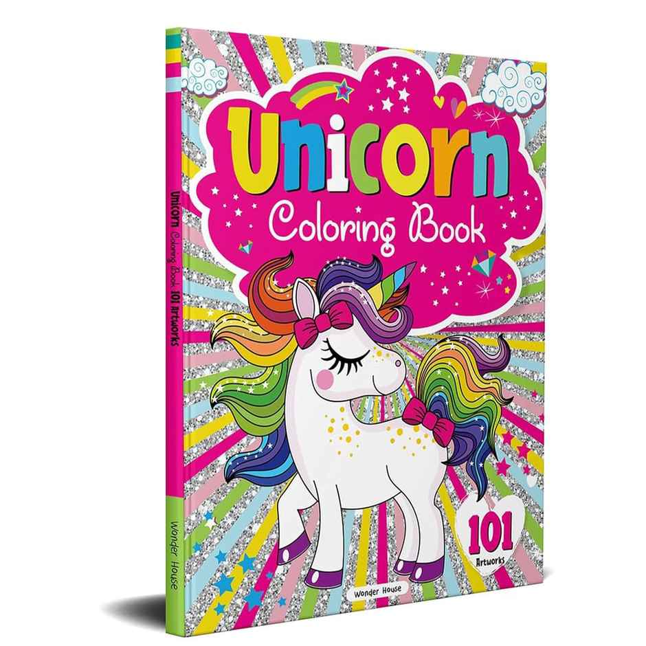 101 Unicorn Colouring Book- Fun Activity Colouring Book for Children