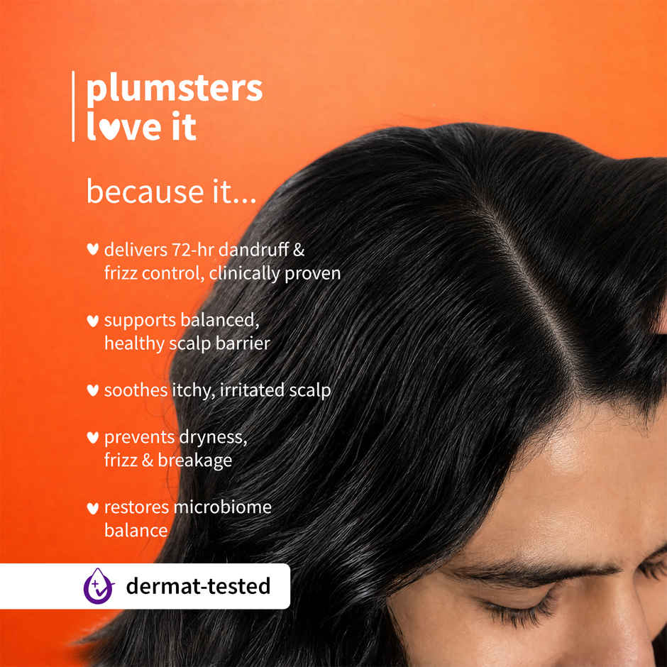 Plum Volcanic Minerals and Salicylic Acid 0.5% Anti Dandruff Shampoo | 100 ml