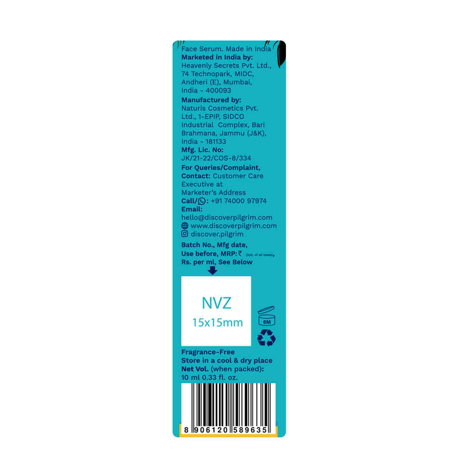 Pilgrim 2% Salicylic Acid Face Serum Anti-Acne