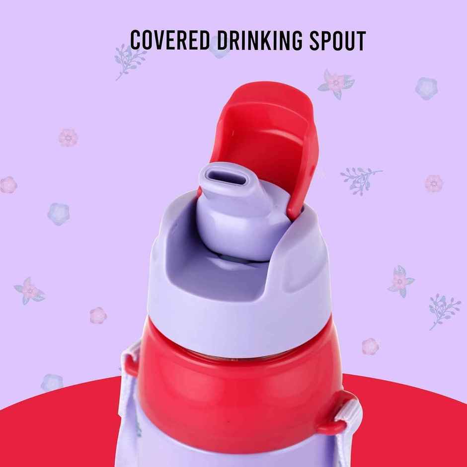 CELLO Plastic Kidzbee Dream Weavers Kids Water Bottle, 520ml, Lavender | PU Insulation & BPA Free