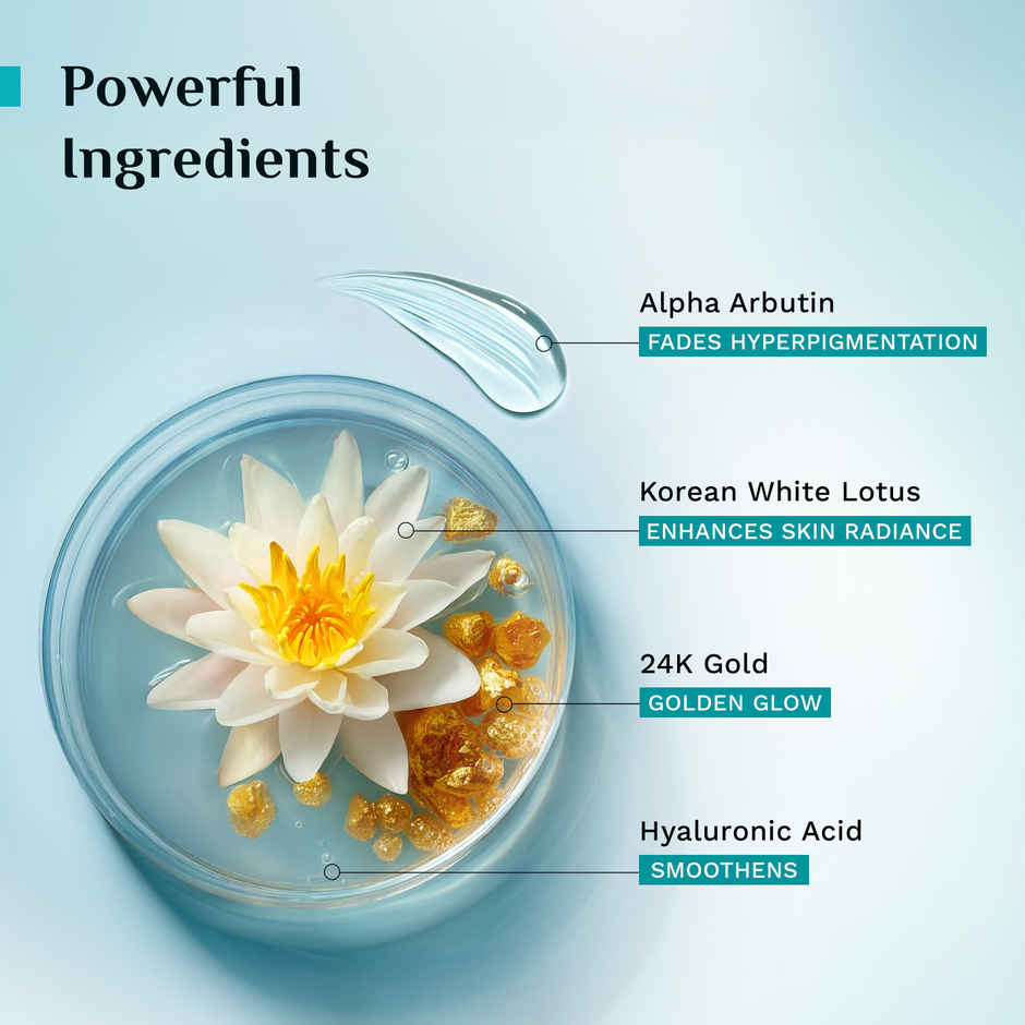 Pilgrim 24K Gold face mask for Glowing skin, Boosts Collagen and Restores Skin Radiance, For Men & Women