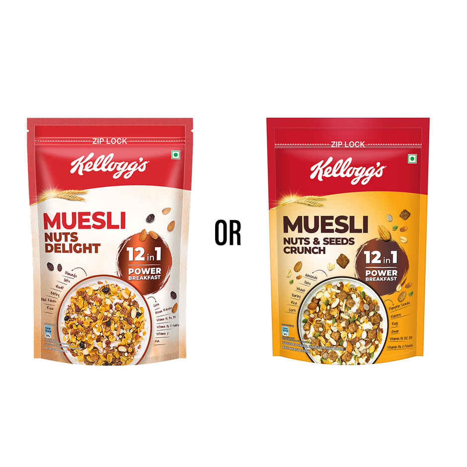Kellogg's Muesli Nuts and Seeds Crunch | 12-in-1 Power Breakfast