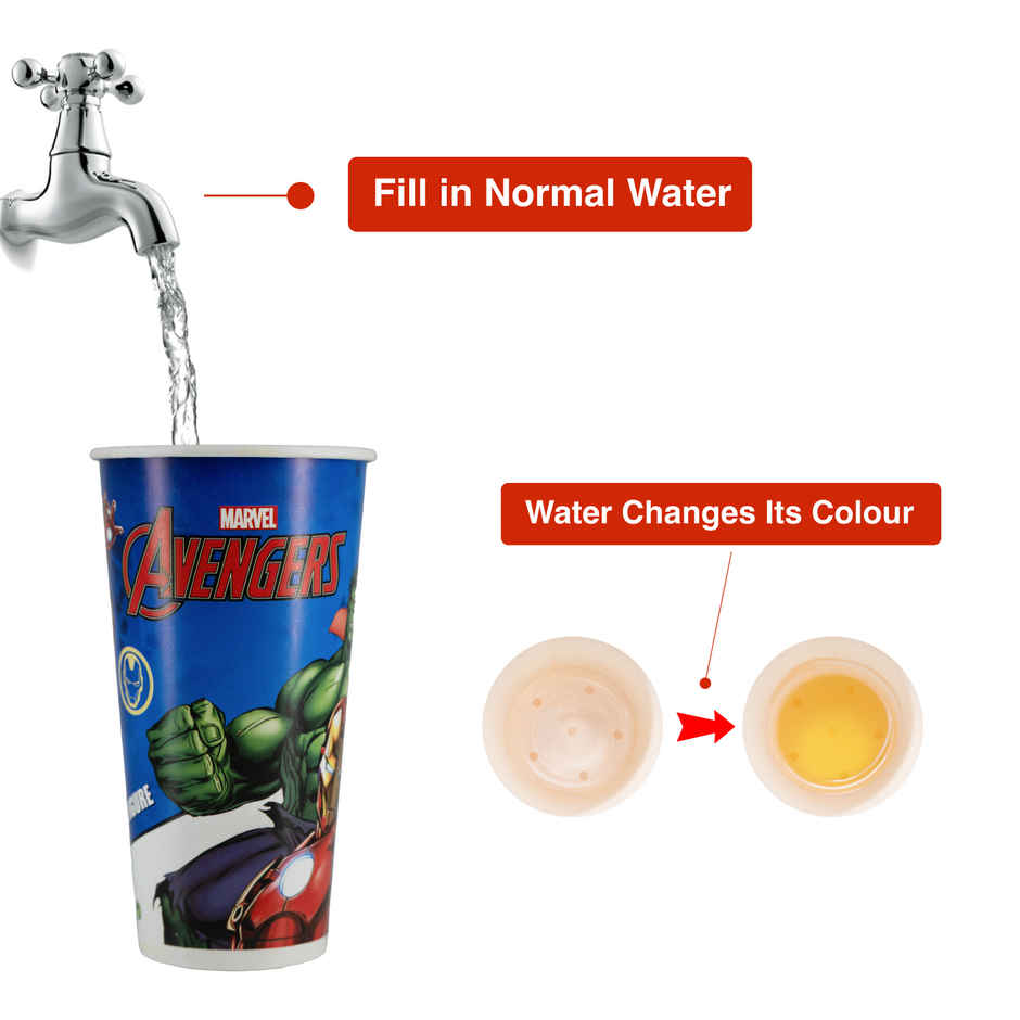 Picfest Avengers Holi Magic Glass