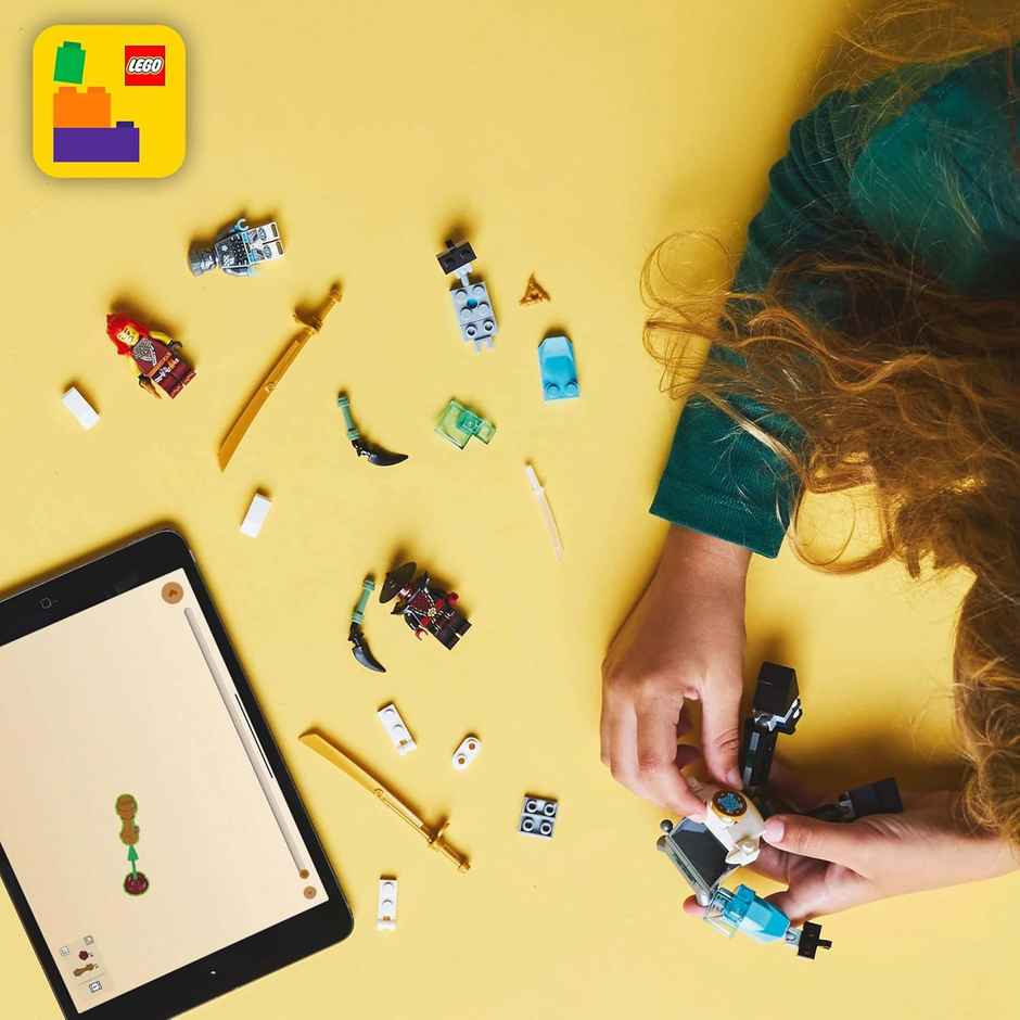 LEGO NINJAGO Zaneos Battle Suit Mech Pretend Play Toy Set 71827 Building Blocks Toys