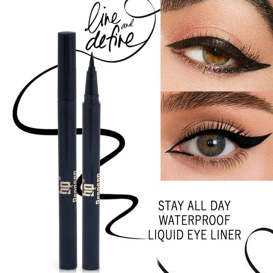Bronson Professional Intense Kohl Sketch Pen Eyeliner Pencil - Smudgeproof & Waterproof