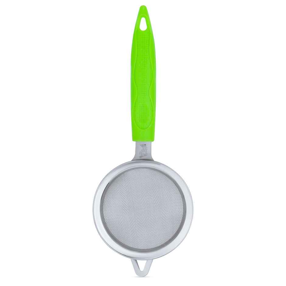 Anjali Multipurpose Strainer with Sturdy Handle (Color May Vary)