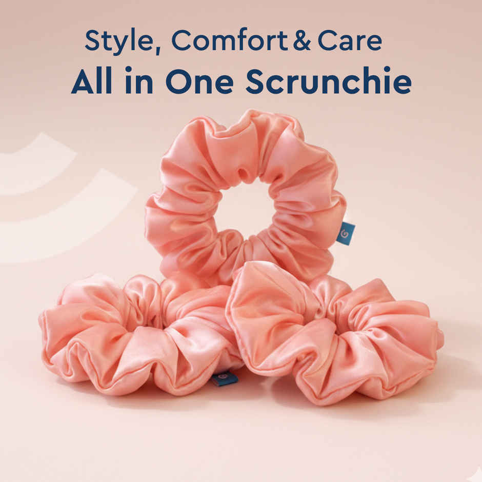 Gubb Satin Scrunchie Rose Gold