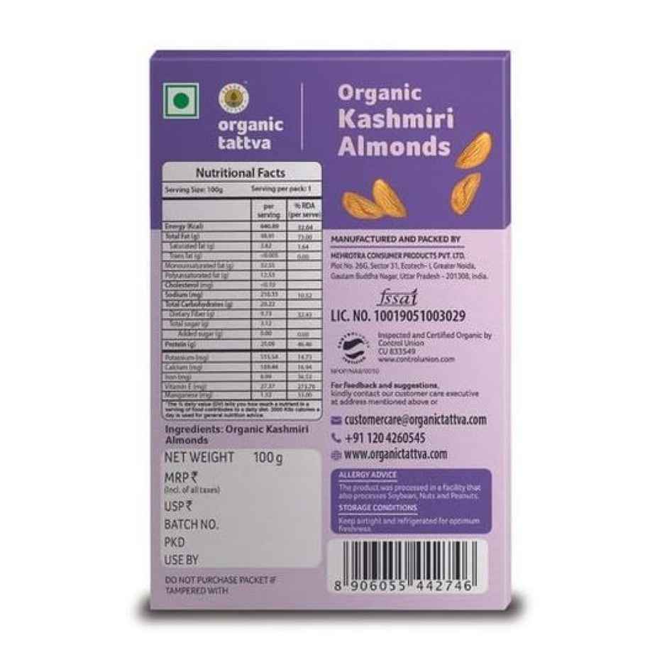 Organic Tattva Kashmiri Almonds