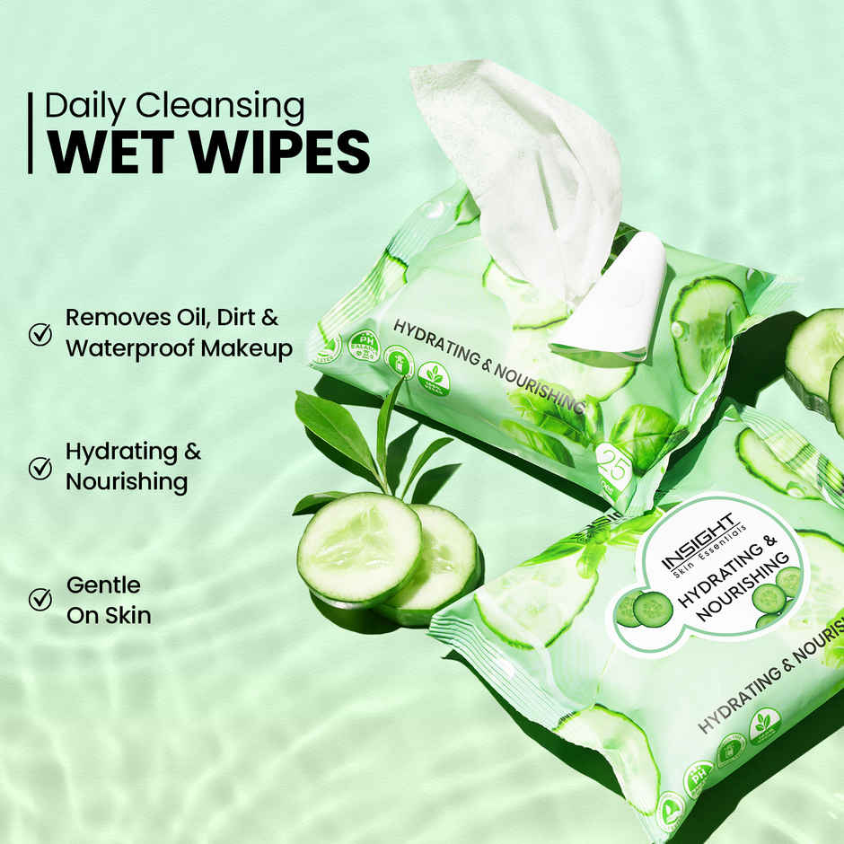 Insight Cosmetics Hydrating & Nourishing Wet Wipes