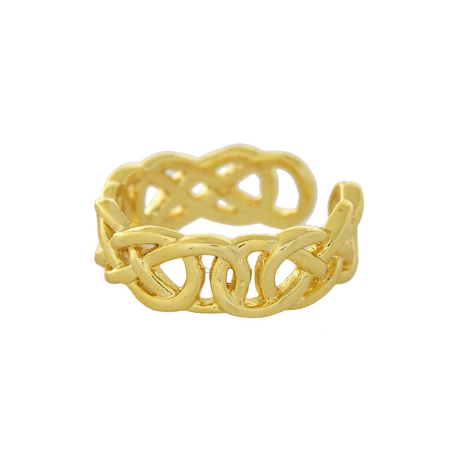 Voylla Valentine's Day Infinity Knot Of Love Ring