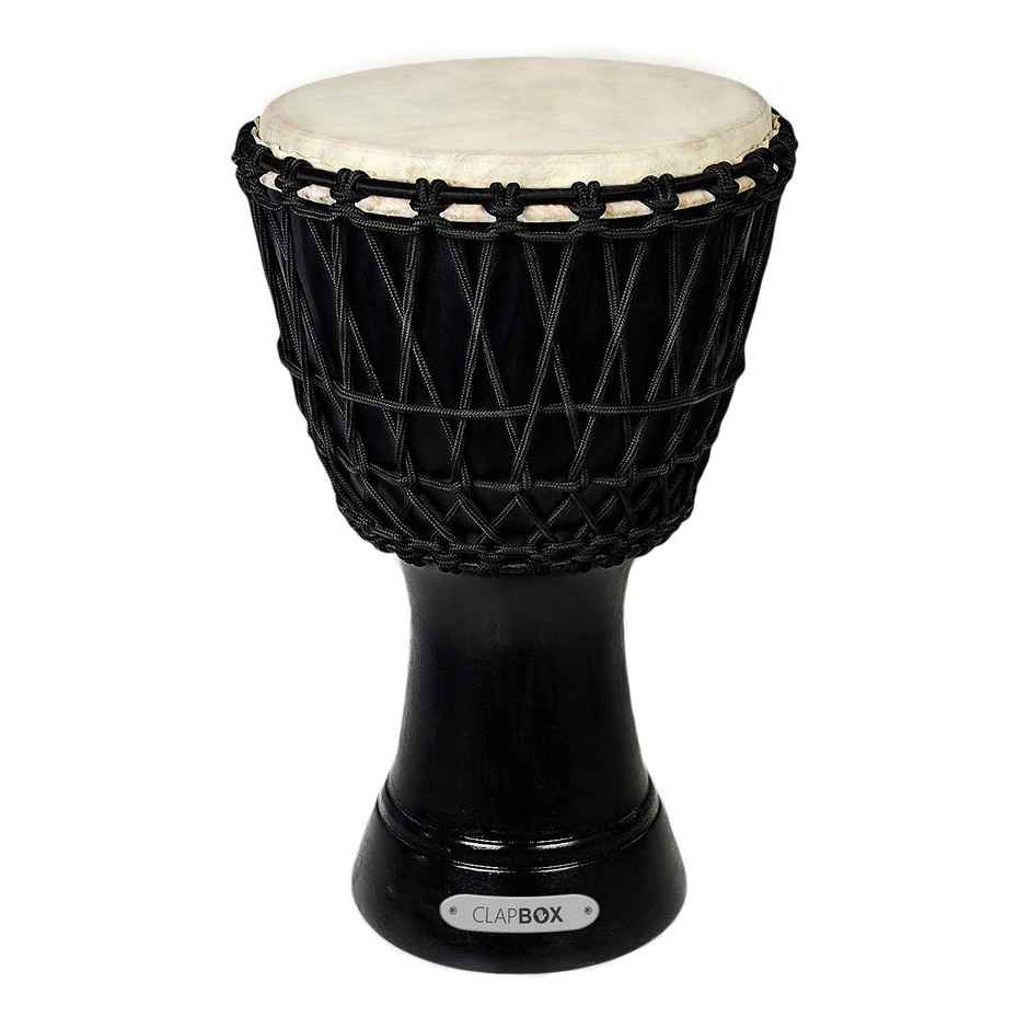 Clapbox Djembe - Mango Wood (8 Inches, Black)