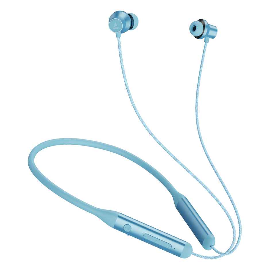 boAt Rockerz 333ANC Bluetooth in Ear Neckband with mic Crystal Bionic Sound Powered(Celestial Blue)