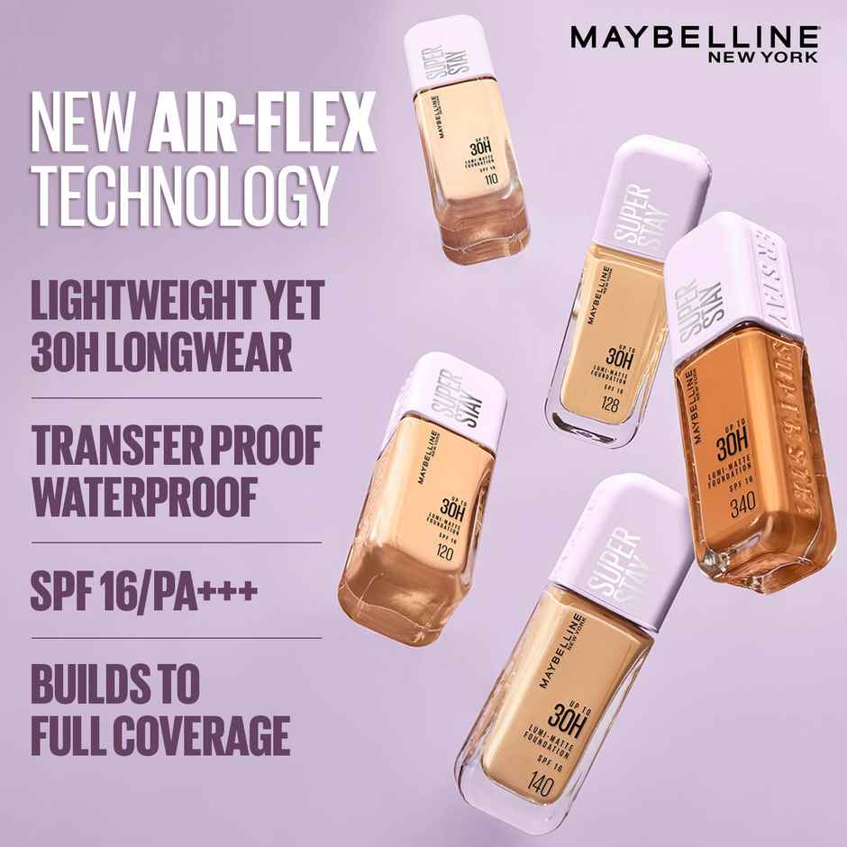 Maybelline New York Super Stay Lumi Matte Liquid Foundation, 230