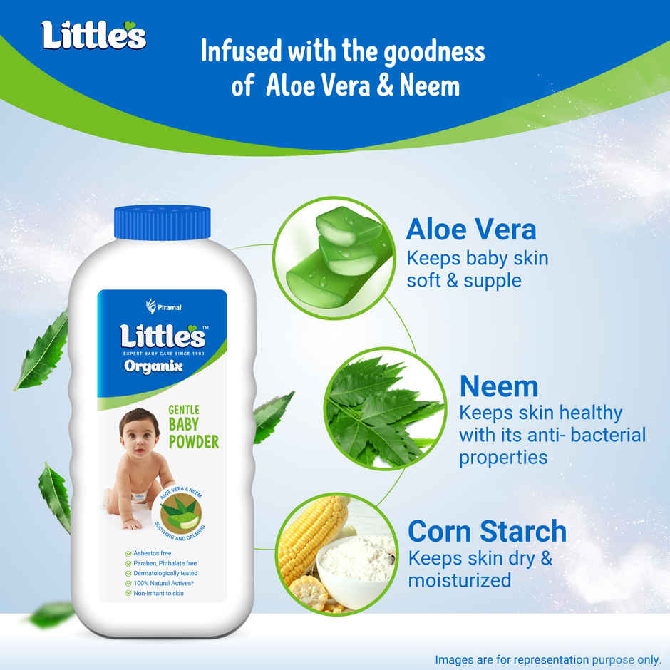 Little's Gentle Baby Powder Aloevera & Neem