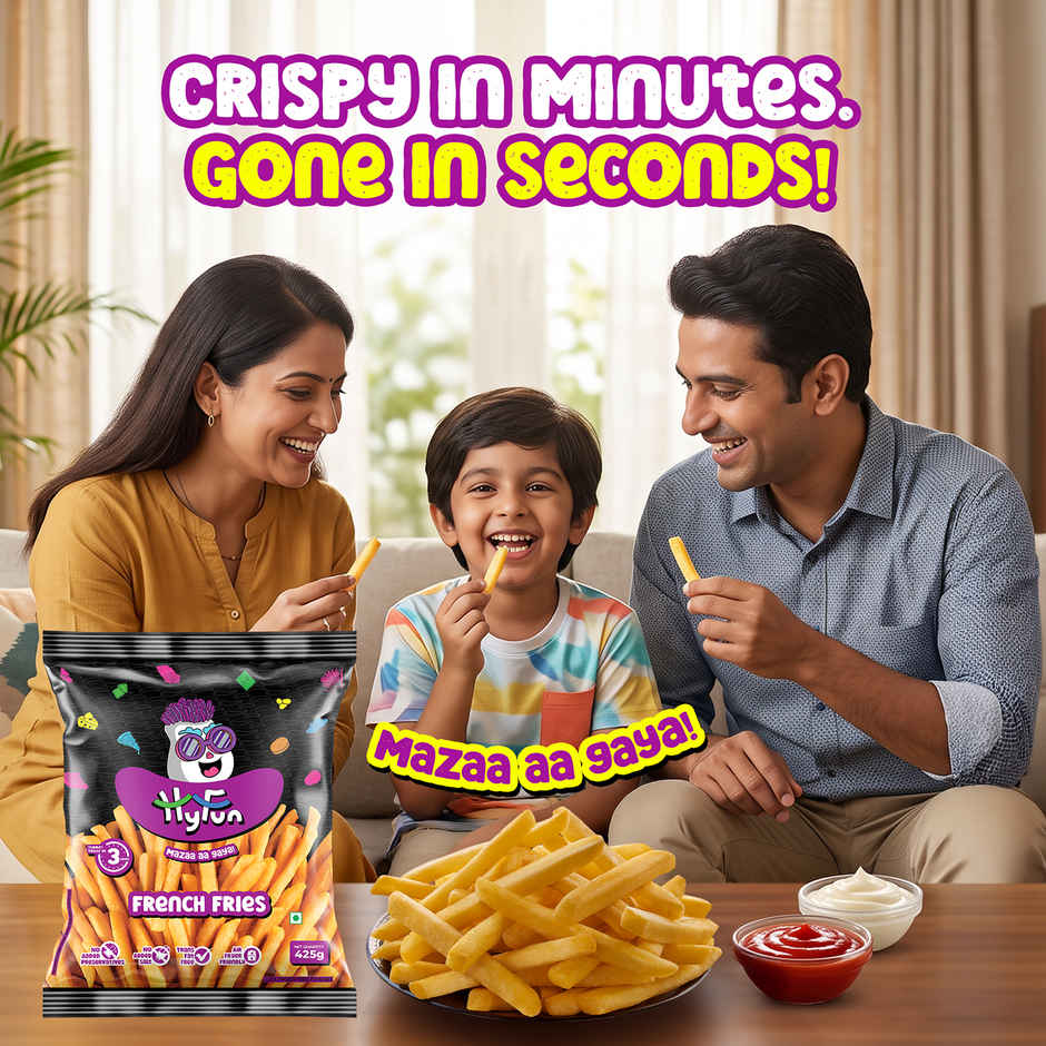 HyFun French Fries, Crispy & Long, Air Fryer Friendly | Frozen