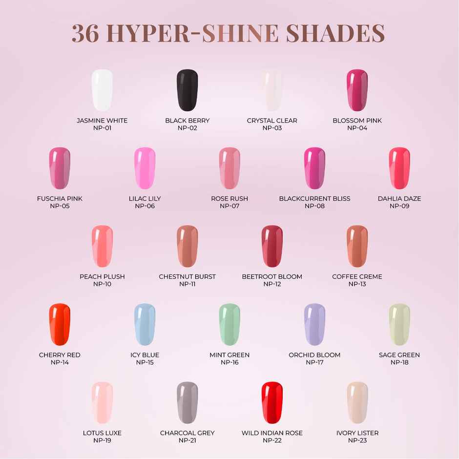 Just Herbs Nail Paint (Blossom Pink)