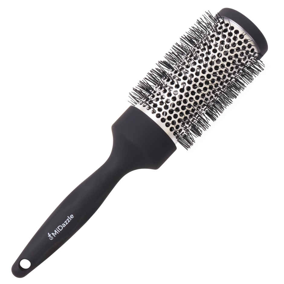 Midazzle Professional Blow Dry Hot Curl Hair Brush with Ionic Technology | MIHB0030
