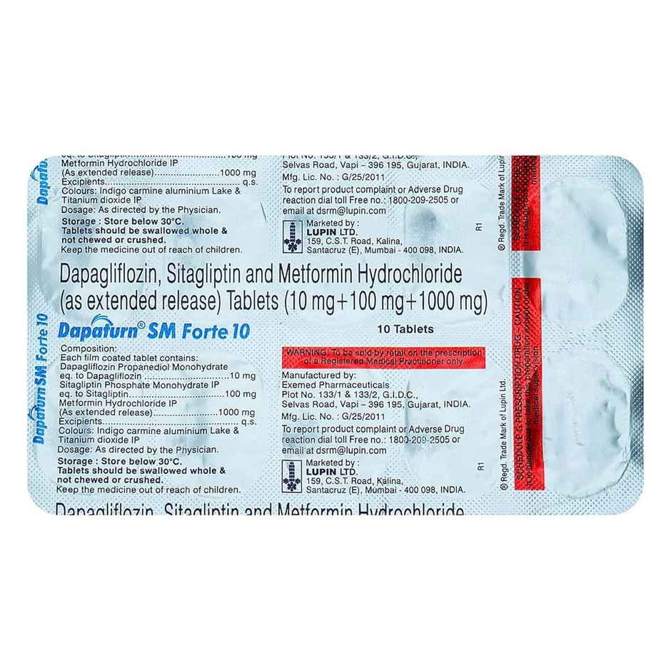 Dapaturn SM Forte 10 Tablet ER