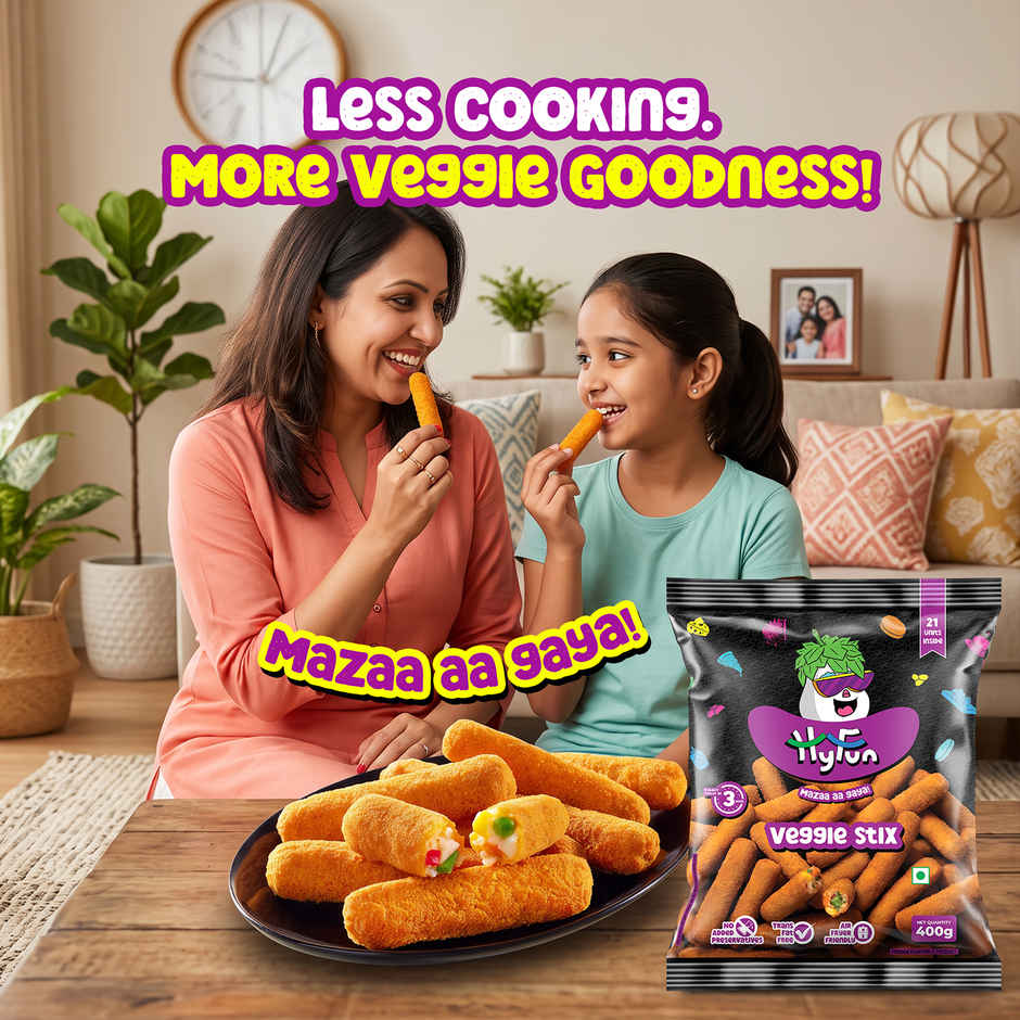 HyFun Veggie Stix, Tasty & Wholesome, Veg Snack | Frozen