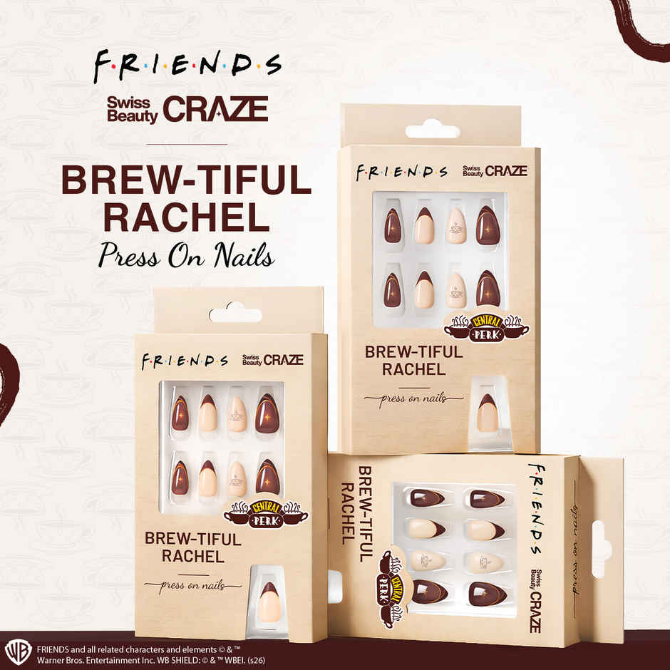 Swiss Beauty Craze Brewtiful Rachel Press On Nails