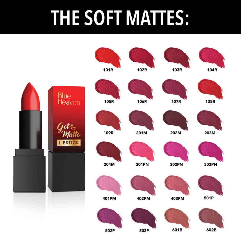 Blue Heaven Get Matte Lipstick 602B