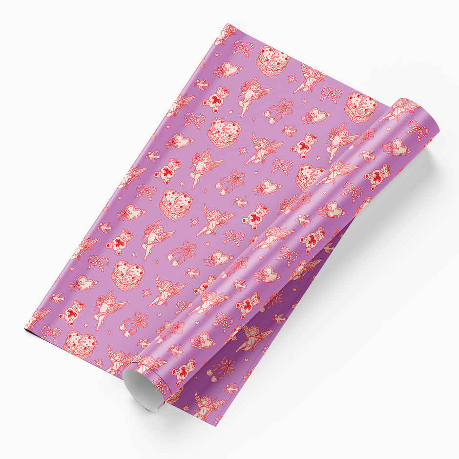Tiger Notes Gift Wrap | Purple Cupid