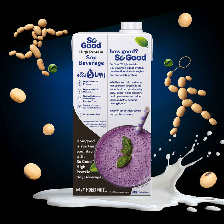 So Good High Protein Soy Plant Based Beverage - 1 L