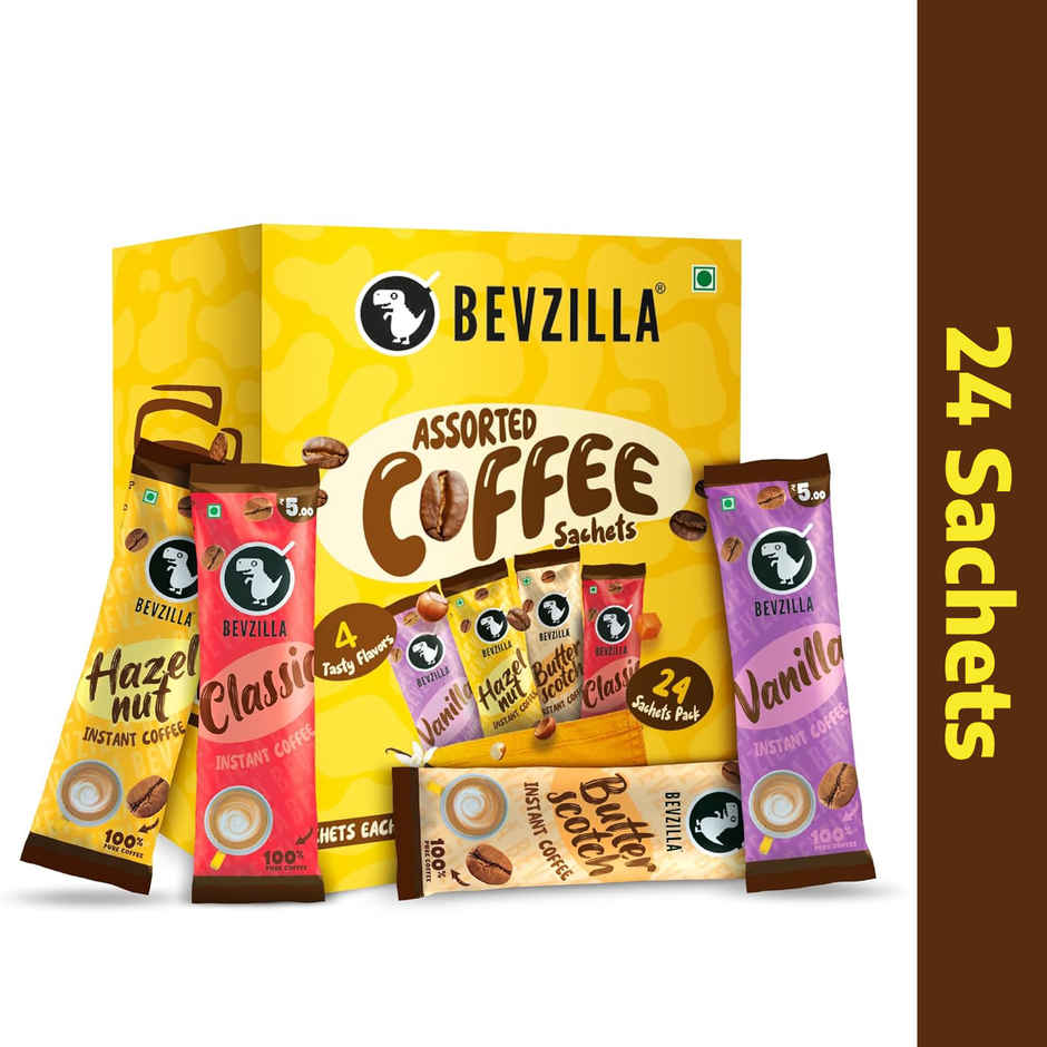 Bevzilla Assorted Instant Coffee Powder Sachets