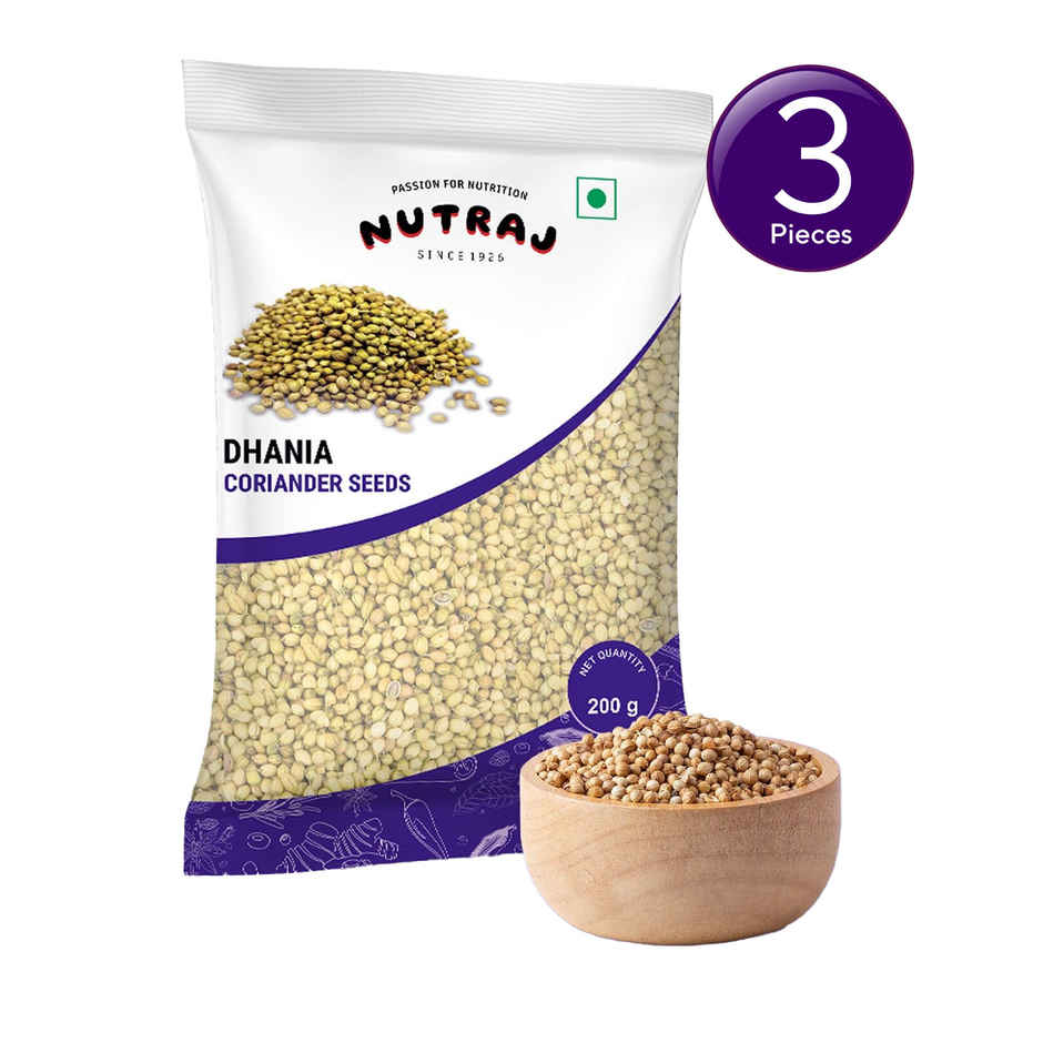 Nutraj Classic Dhania (Coriander Seeds) - Pouch Combo 