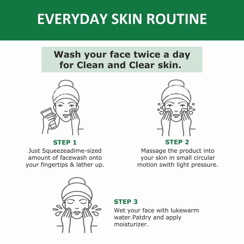 OxyGlow Herbals Neem & Tulsi Face Wash | Anti Acne | Skin Hydration