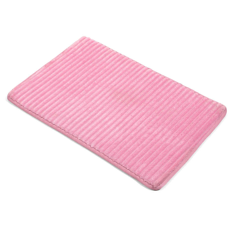 Status Ribbed Foam Mat 40 Cm x 60 Cm - Pink