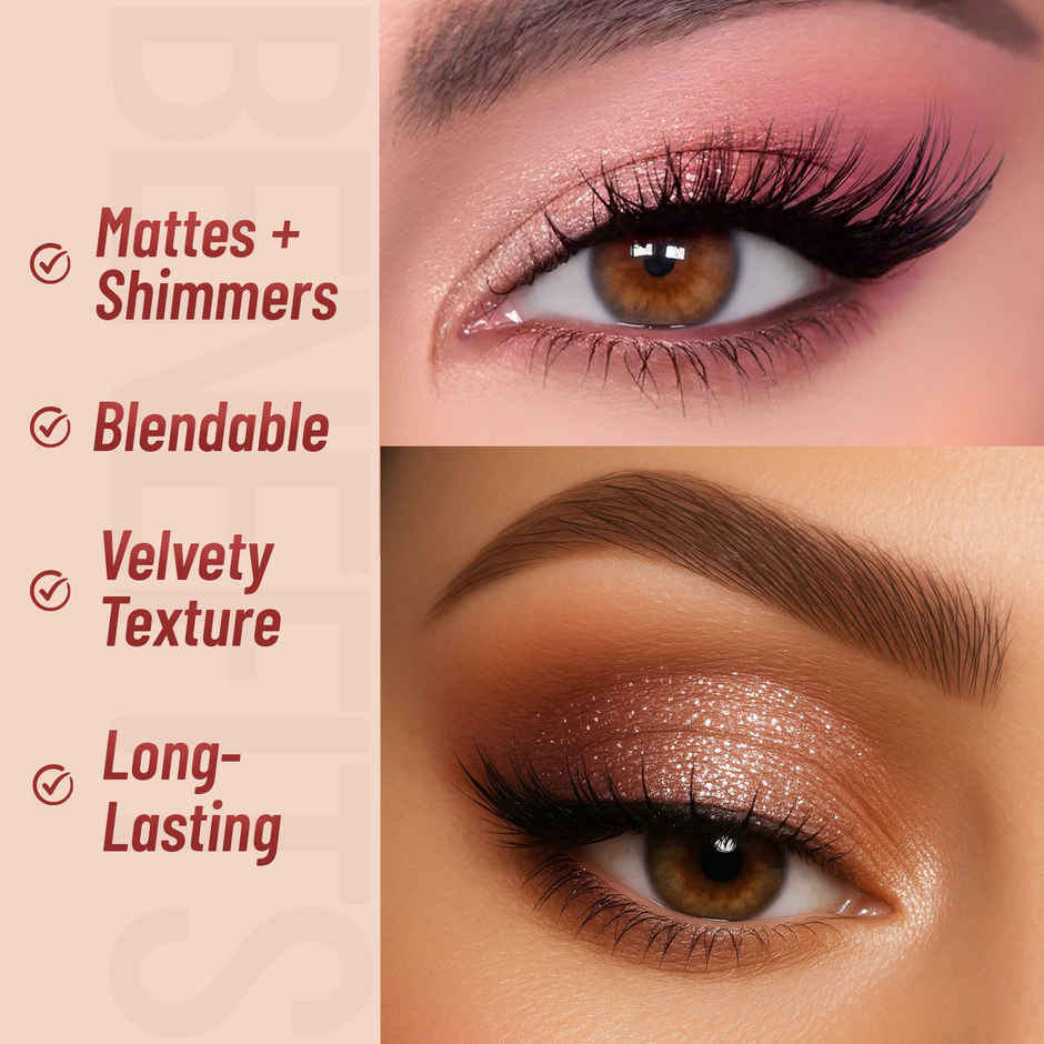 Swiss Beauty Awaken Eyeshadow Palette - 01 Blooming Rose