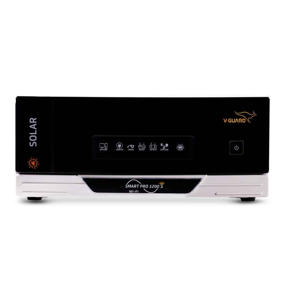 V-Guard Smart Pro 1200 S Pure Sine Wave 1000Va Iot Solar Inverter For Home, Office & Shops