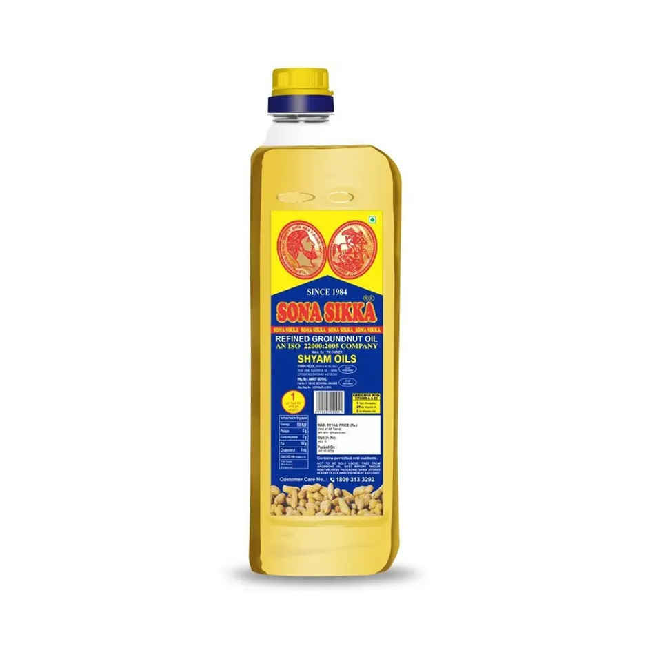 Sona Sikka Refined Groundnut Oil Bottle