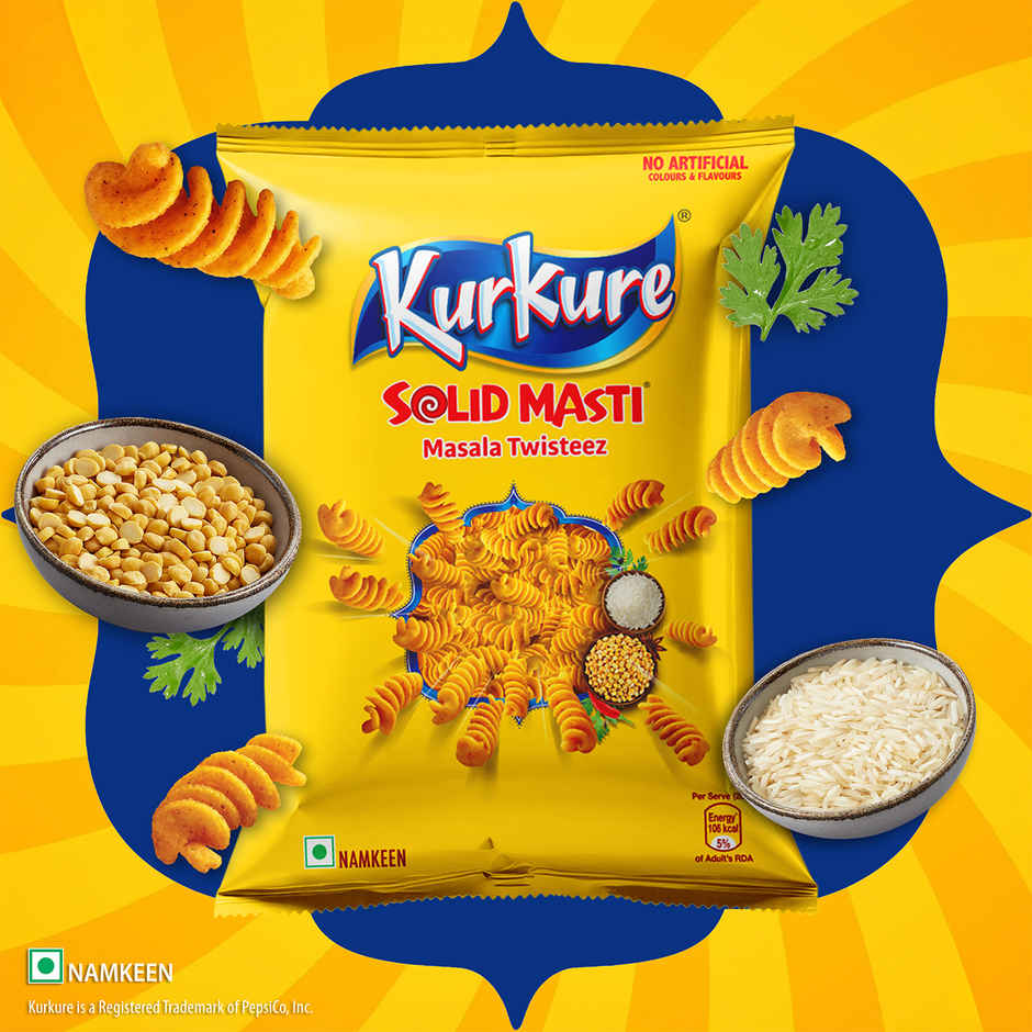 Kurkure Namkeen Solid Masti Masala Twisteez Snacks